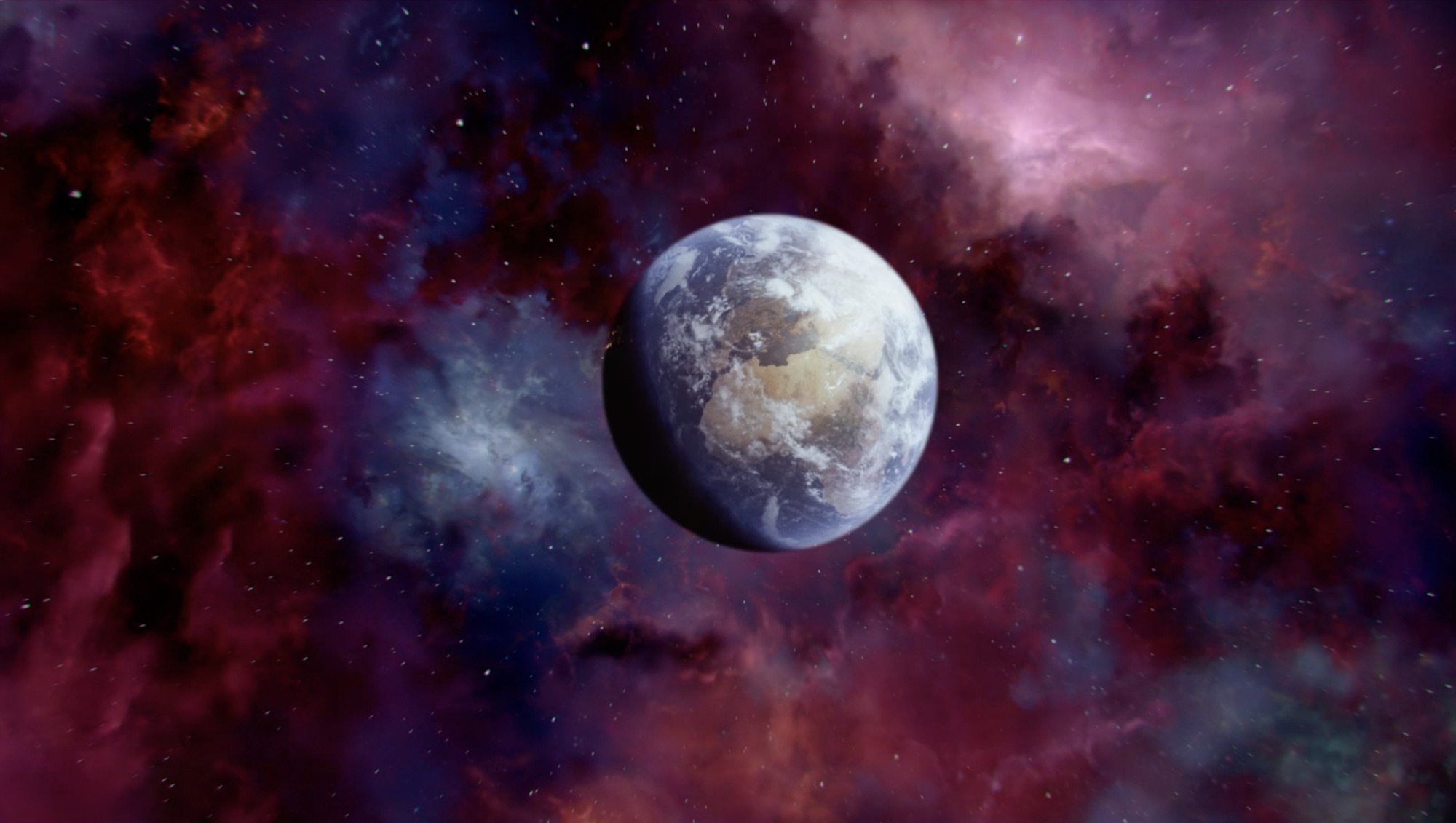 Galaxy and globe